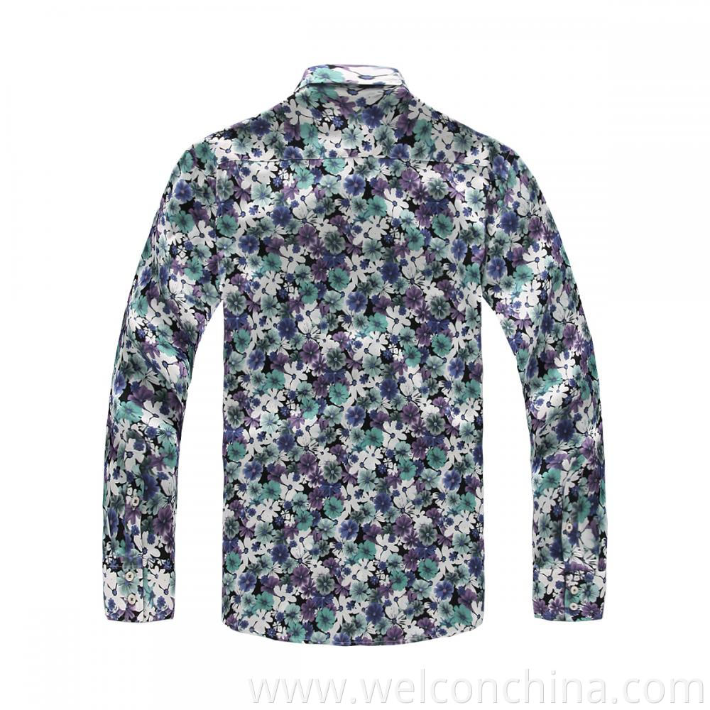 Men S Casual Floral Shirts Jpg